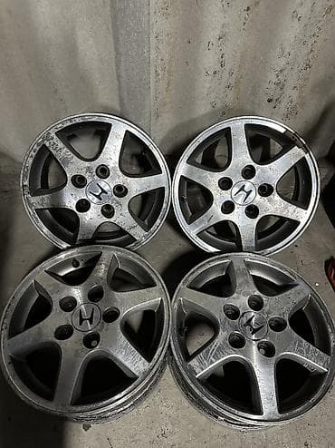 рф1: Литые Диски R 15 Honda, Комплект, отверстий - 5, Б/у — 4