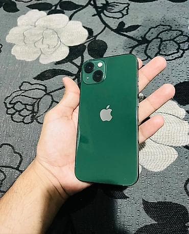 IPhone 13, Б/у, 128 ГБ, Alpine Green, Зарядное устройство, 83 %