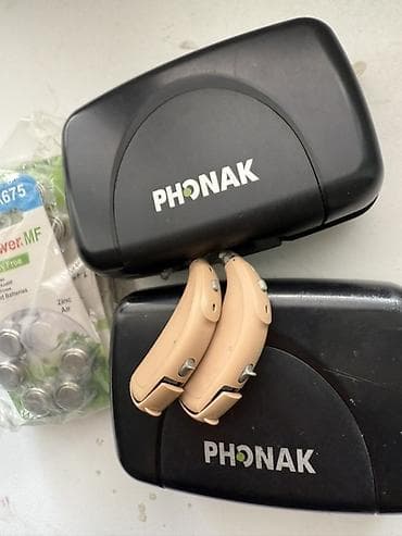 бахилы оптом: Слуховые аппараты Phonak (заушные, бежевые) — комплект из двух — 2