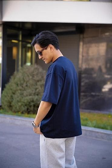 старый вещи: Мужская футболка, L, 2XL, Lining, Новый, цвет - Синий, Самовывоз, Платная доставка — 5