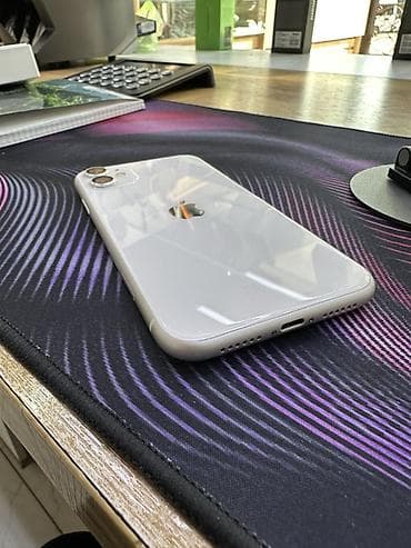 чехлы на iphone 11: IPhone 11, Б/у, 128 ГБ, Белый, Защитное стекло, 87 % — 5