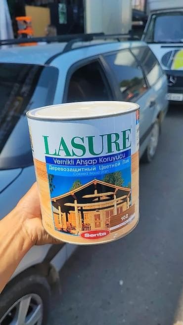 Сиңдиргич: Лазурь для древесины LASURE Serta — «Деревозащитный цветной лак» — 1
