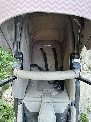 babyton: Коляска, Другой бренд, цвет - Коричневый, Б/у, Самовывоз, Бесплатная доставка, Платная доставка — 2