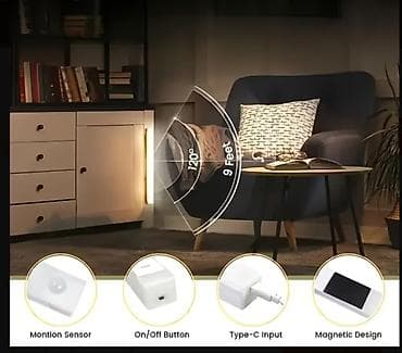 фонари с датчиком движения: Новый 50см
с датчиком даижения
Крепится на магниты 

светильник — 8