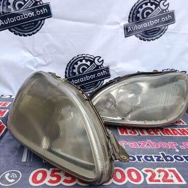 фреон авто кондиционера: Комплект передних фар Mercedes-Benz 2003 г., Б/у, Оригинал, Германия — 2