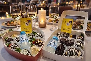 Көк чөптөр жана микро жашылчалар: Набор к Рамадану: финики и фрукты в бельгийском шоколаде - Ассорти — 3