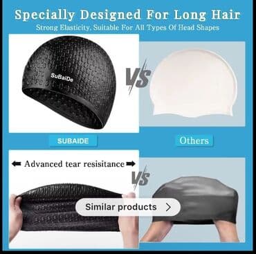 купальник для художественной: УДОБНЫЕ, супер прочные Большие и Экстра большие плавательные шапочки — 17