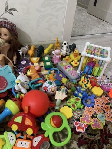 развивающие игрушки крючком: Большой набор разнообразных игрушек, включающий мягкие игрушки — 1