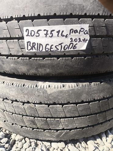 шина 205 75 16: Шины 205 / 75 / R 16, Б/у, Пара, Легкий коммерческий транспорт (C/LT), Bridgestone — 1