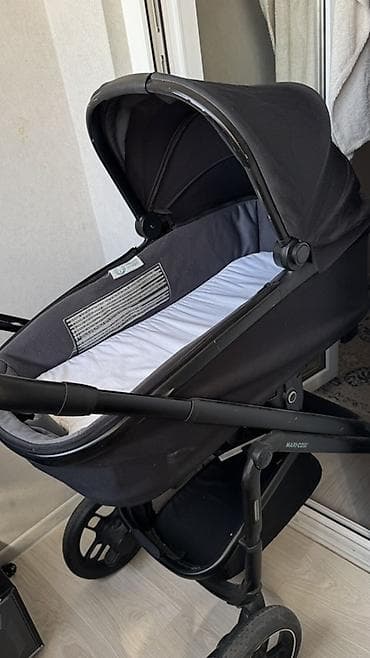 Коляски: Коляска, Другой бренд, цвет - Черный, Б/у, Самовывоз, Платная доставка — 3