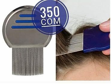 СТОП ВШИ ✔Расческа от вшей и гнид ✔Нержавеющая сталь 1.Длинные зубы