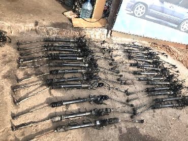 runx alex: Руль рейкасы Subaru 2002 г., Колдонулган, Оригинал, Жапония — 2