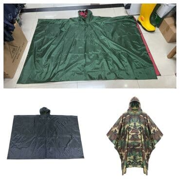 пончо дождевик: Жамгыр өткөрбөс курткалар — 8