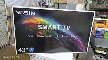 лед лампа h7: Срочная акция телевизор YASIN 43 cmart android 14 Модель 43E9000 Цена — 2