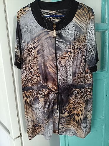 бут киим: Костюм женский с анималистическим принтом (леопард/питон), из мягкого — 1