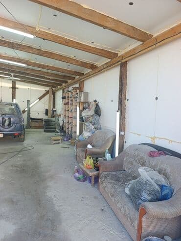 проект гаража на 1 машину: Металлический бокс/ангар из профнастила №3301. - Широкие раздвижные — 2