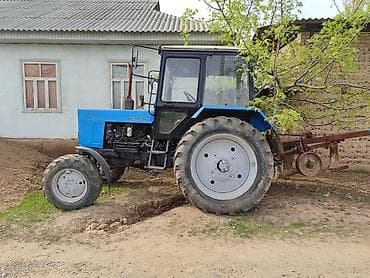 трактор 82 1: Трактор МТЗ «Беларус» 821 с плугом - Полный привод (передний ведущий — 3