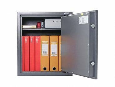 небольшой сейф: Сейф Aiko TSN.50!! предназначен для хранения документов и ценностей — 3