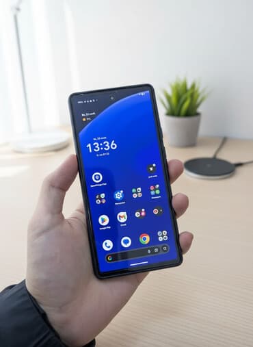 часы sim card: Google Pixel 6, Б/у, 128 ГБ, цвет - Черный, eSIM — 1