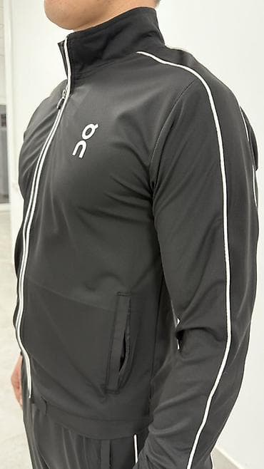 летний спортивный костюм: Мужской спортивный костюм On Running - Комплект: куртка на молнии + — 2