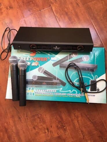 без проводной микрофон: Радиосистема с 2 беспроводными микрофонами. Пользовались только 3 — 2
