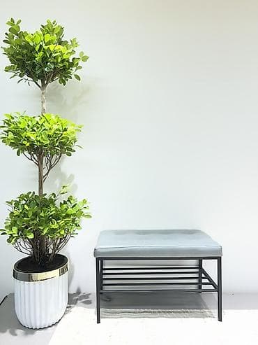 di store: Банкетка, С полками, цвет - Серый — 2