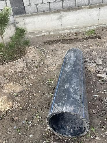 Дом и сад: Труба ПНД (полиэтилен низкого давления), отрезок - Материал: ПНД — 1