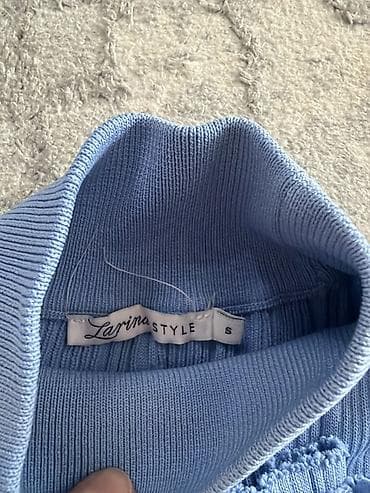 Плащи: Повседневное платье, Осень-весна, Длинная модель, Трикотаж, Лапша, S — 1