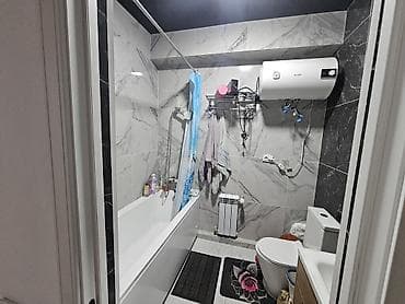 бостери комнаты: 1 бөлмө, 45 м², Элитка, 3 кабат, Евроремонт — 5