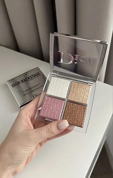 Личные вещи: Dior Backstage Glow Face Palette румяна, хайлайтер в оттенке 001 — 1