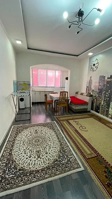 Квартиры: 1 комната, 45 м², 106 серия, Улан мкр 106 серия, 6 этаж, Евроремонт — 1