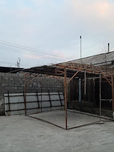 металлические лестницы: Навес, Другая форма, Металл, Профнастил — 1