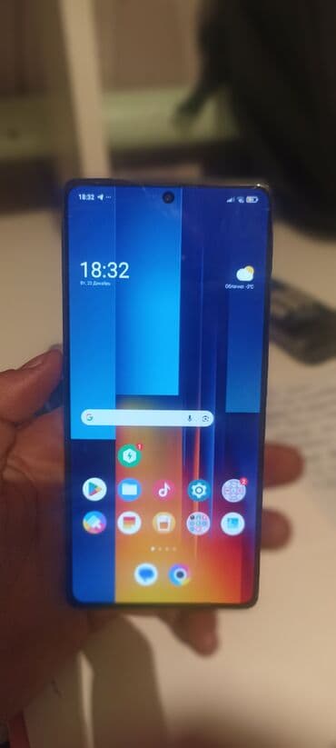 Мобильные телефоны и аксессуары: Poco M6, Б/у, 256 ГБ, цвет - Черный, 2 SIM — 1