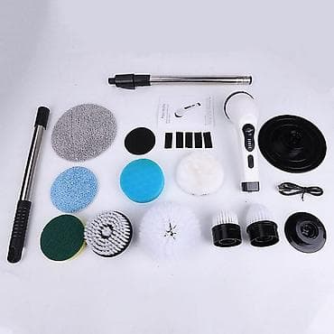 Cleaning brushes: Электрическая щетка для уборки 9‑в‑1 - Мощность: 25 Вт - Время — 4