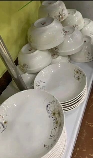 кухонный набор посуды: 112 предмет всего лишь 8000 сом В комплекте имеется 4 пловница 12 — 1