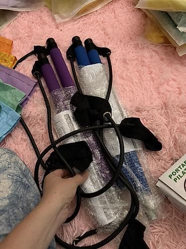 Спорт и отдых: Портативный пилатес-студия (Pilates Bar Kit) Комплект для домашних и — 1