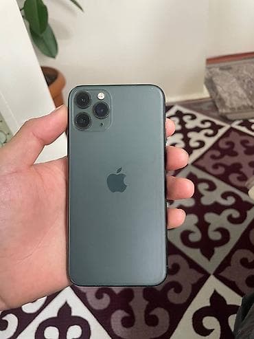IPhone 11 Pro, Колдонулган, 64 ГБ, Matte Midnight Green, 73 %