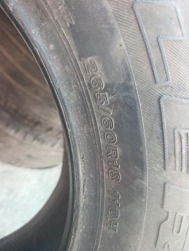 abs prius: Шины 265 / 60 / R 18, Лето, Б/у, Комплект, Внедорожные (АТ/МТ), Япония, Bridgestone — 2