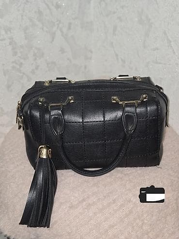 Кол сааттар: Вотсап 1) Темно‑коричневая классическая сумка - Материал: гладкая — 5