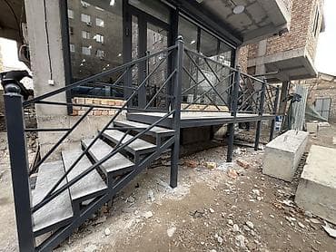 ограждение для лестницы: Сварка | Перила Доставка, Монтаж, Демонтаж — 9