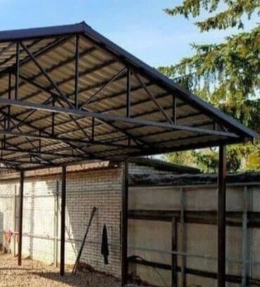 ремонт секционных ворот: Сварка | Навесы, Козырьки, Камины Высотные работы, Доставка, Гарантия — 5