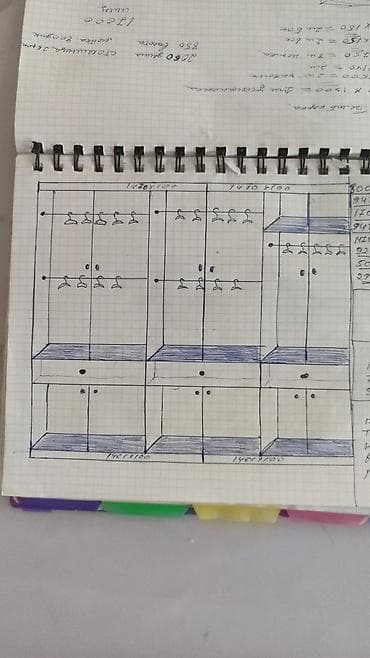 стол и кресла: Шифоньер, шкаф для одежды, Прямой, Другой материал — 3