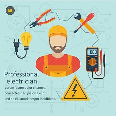 мелкие работы по дому: Электрик | Установка счетчиков, Установка стиральных машин, Демонтаж электроприборов Больше 6 лет опыта — 5