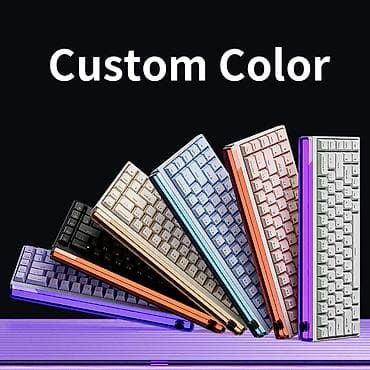 rgb: Клавиатура, Проводное подключение, Размер: 65% — 2