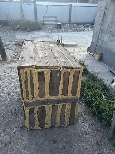 пенопласт ящик: Теплая деревянная будка для собаки. - Материал: массивные доски — 2