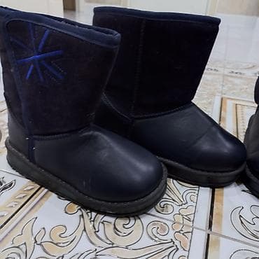 nike tech: Детские обуви все новые. Синий Угги натуралка 33р на 7, 8 лет — 3