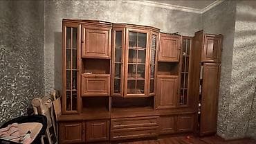 новый стенка: Стенка-шкаф, Тип стенки-шкафа: Модульная, Для зала, Особенности: С отделением под телевизор — 1