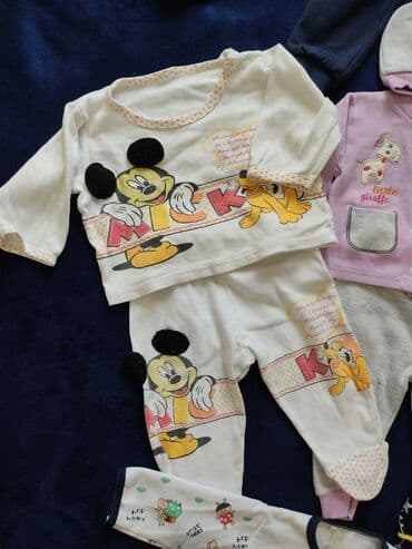 комплект для новорожденных: Комплект, цвет - Белый, Б/у — 5