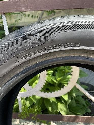 2 8: Шины 195 / 55 / R 16, Лето, Б/у, Пара, Легковые, Корея, Hankook — 2