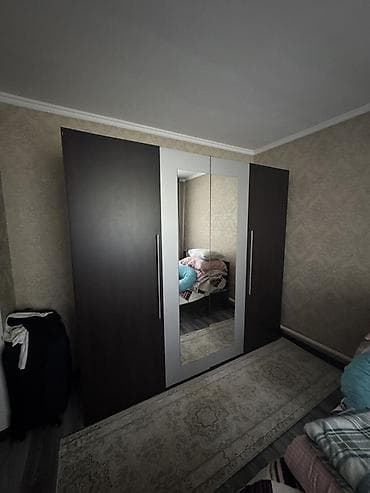 спальни кровати: Спальный гарнитур, Б/у, Двуспальная кровать, Шкаф, Другая страна производитель, ДСП — 4